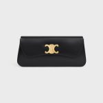 LOLA CLUTCH IN SHINY CALFSKIN BLACK